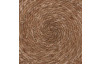 Kulatý koberec Nature 80x80 cm, hnědý