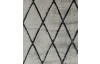 Koberec Králík 160x240 cm, šedý, vzor diamant