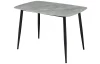 Jídelní stůl Owen 120x80 cm, imitace lesklého šedého kamene