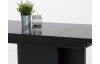 Jídelní stůl Madison 1, 120x80 cm, černý/sklo