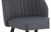 Jídelní židle Vicenza, šedá látka