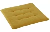 Podsedák na židle Bravo 40x40 cm, žlutá kari