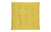 Podsedák na židle Bravo 40x40 cm, žlutá kari