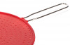 Ochranné síto na pánev Culinaria 28 cm, červené, silikon