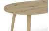 Oválný konferenční stolek Porto, dub artisan