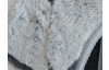Koberec Králík 80x150 cm, šedý, geometrický vzor