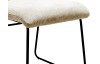 Jídelní židle Sephia, světle béžová strukturovaná látka