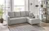 Rohová sedací souprava Kappeln, šedá látka