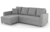Rohová sedací souprava Kappeln, šedá látka