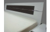Postel s nočními stolky Burano 180x200 cm, bílá/šedá