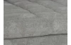 Sedací souprava Nancy, tvar U, šedá látka, bez rozkladu