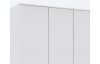 Šatní skříň Rasant Extra, 168 cm, bílá/šedá