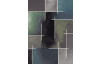 Koberec Sky 80x150 cm, šedo-barevný, geometrický vzor