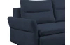 Rohová sedací souprava Danny, tmavě modrá látka