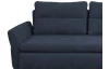 Rohová sedací souprava Danny, tmavě modrá látka