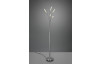 Stojací LED lampa Reed 195 cm, matný nikl, 5 svítidel