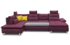 Sedací souprava Madeira 3B, fialová lila, tvar levé U