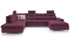 Sedací souprava Madeira 3B, fialová lila, tvar levé U