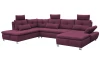 Sedací souprava Madeira 3B, fialová lila, tvar levé U