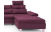 Sedací souprava Madeira 3B, fialová lila, tvar levé U