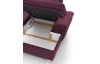 Sedací souprava Madeira 3B, fialová lila, tvar levé U
