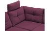 Sedací souprava Madeira 3B, fialová lila, tvar levé U