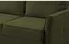 Rohová sedací souprava Livorno, olivově zelená tkanina