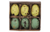 Velikonoční dekorace Vyfouklá vajíčka, 6 ks, zelená