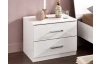 Noční stolek se 2 zásuvkami Anna, bílý