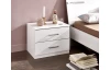 Noční stolek se 2 zásuvkami Anna, bílý