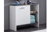 Koupelnová skříňka pod umyvadlo California, bílá/šedý dub, 1 dveře
