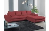 Rohová sedací souprava Yoko, červená látka