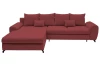 Rohová sedací souprava Yoko, červená látka