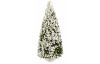 Vánoční dekorace Zasněžený stromeček, 16 cm