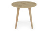 Kulatý konferenční/odkládací stolek Porto 50 cm, dub artisan