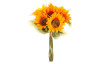 Umělá kytice Slunečnice 35 cm, oranžová, 5 květů