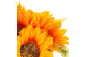 Umělá kytice Slunečnice 35 cm, oranžová, 5 květů