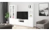 TV skříňka Carlos, bílá, šířka 140 cm