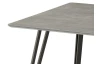 Čtvercový jídelní stůl Fiete 80x80 cm, imitace šedého betonu