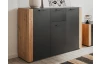 Skříňka se zásuvkou Santio 125 cm, dub artisan/antracit