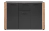 Skříňka se zásuvkou Santio 125 cm, dub artisan/antracit
