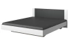 Postel s nočními stolky Nora 140x200 cm, bílá/grafitová