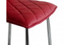 Jídelní židle Irina, červená ekokůže