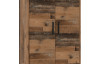 Šatní skříň Vincent 60 cm, vintage optika dřeva
