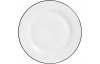 Mělký talíř 27 cm Lineo, bílý