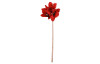 Vánoční dekorace Umělá květina amarylis, červená