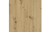 Nástěnná police Tuluza 140 cm, bílý lesk/dub artisan