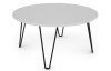 Kulatý konferenční stolek Prado 80 cm, bílý
