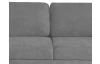Rohová sedací souprava Eddi, středně šedá látka, levý roh
