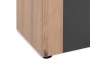 TV stolek Santio 138 cm, dub artisan/antracit